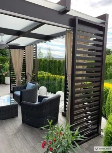 Zadaszenie tarasu z materiału