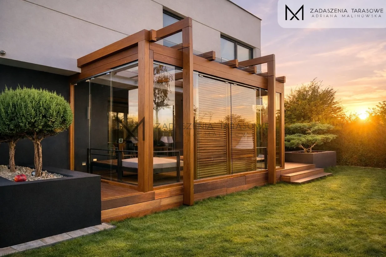 zadaszenia tarasów pergola nowoczesna