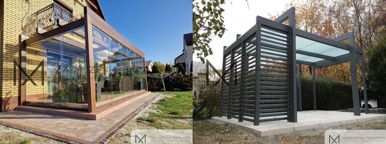 zadaszenie tarasu czy altana porównanie