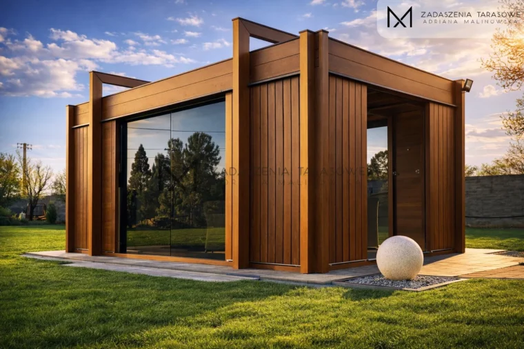 nowoczesna altana z bsh
