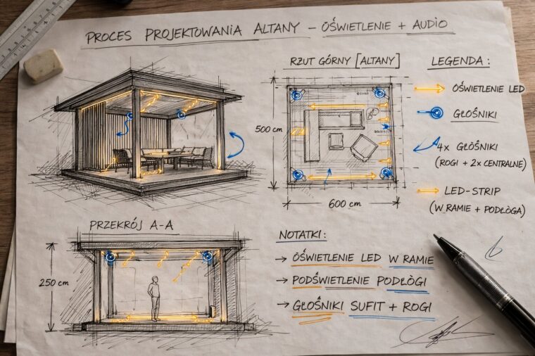 nowoczesne technologie w altanach