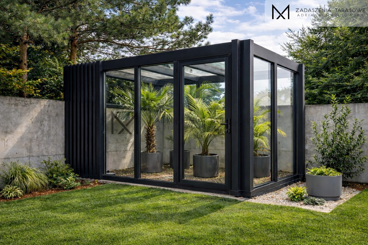 całoroczna szklarnia nowoczesna