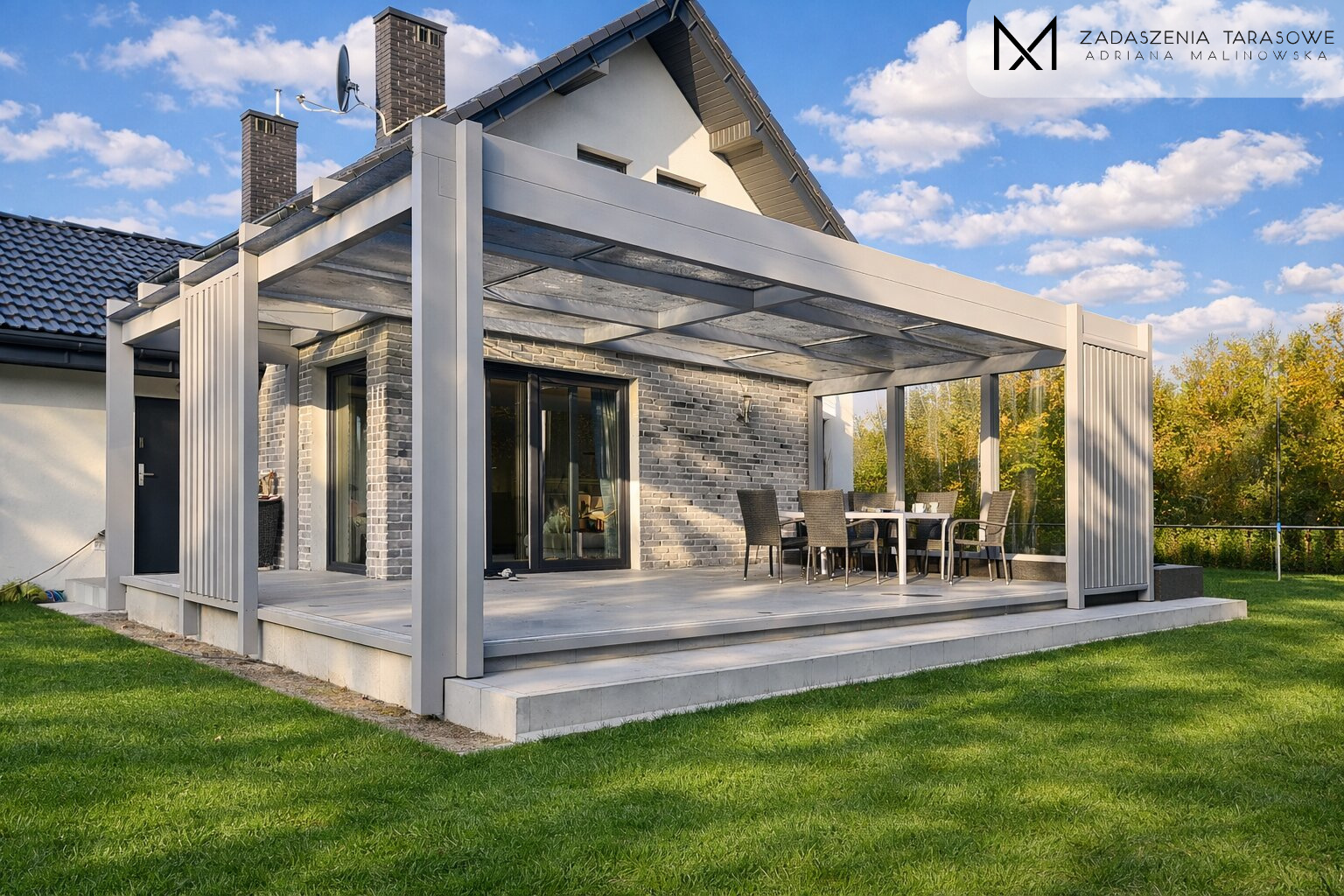 lamele w tarasie narożnym