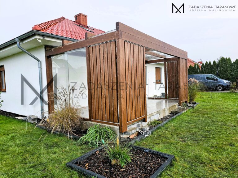 Lamele i zadaszenie tarasu