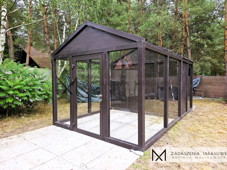 Mini szklarnia front