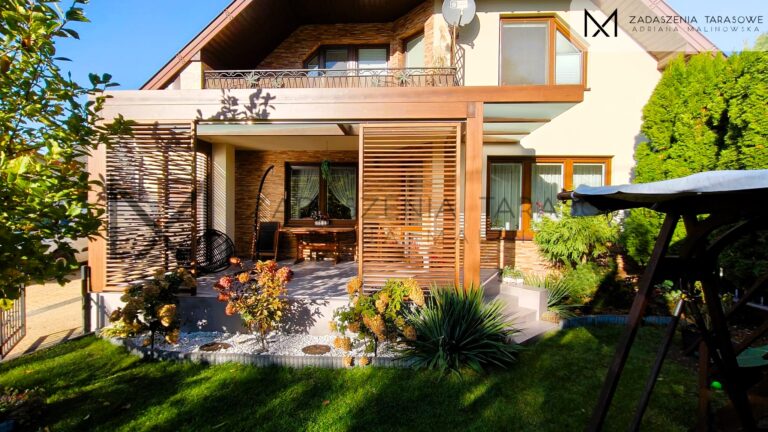 niestandardowa pergola