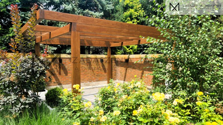 ogrodowa altana drewniana