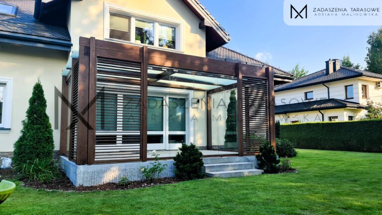 zadaszenie tarasu nowoczesny design