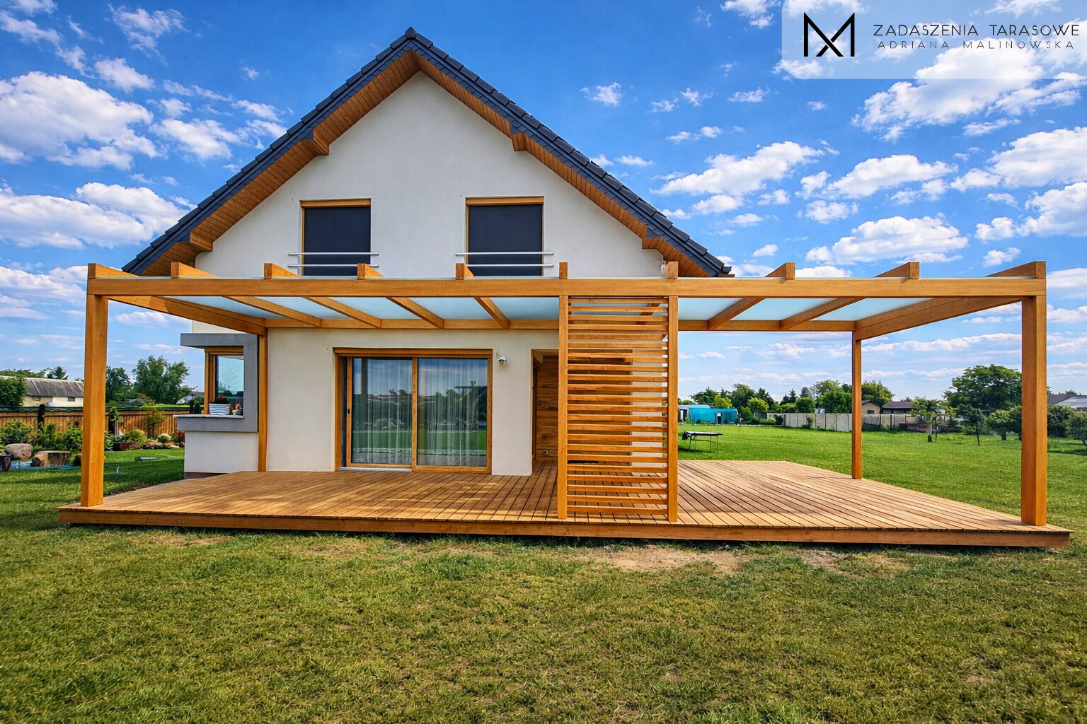 Narożne zadaszenie Śląsk