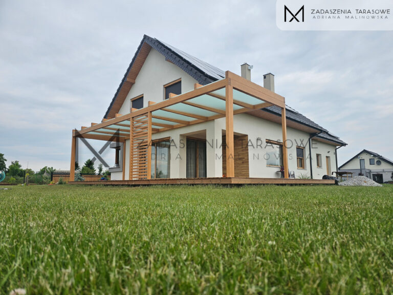 Zadaszenie tarasu narożne Dolny Śląsk