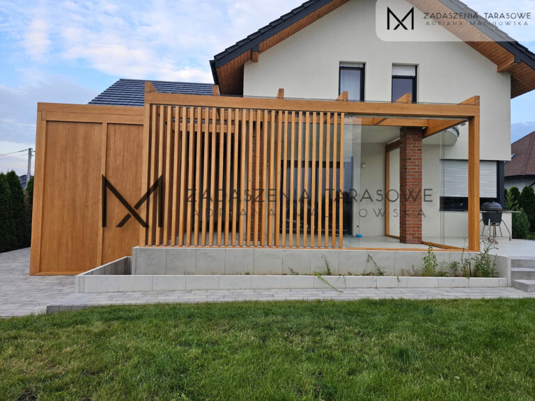 nowoczesna pergola śląsk
