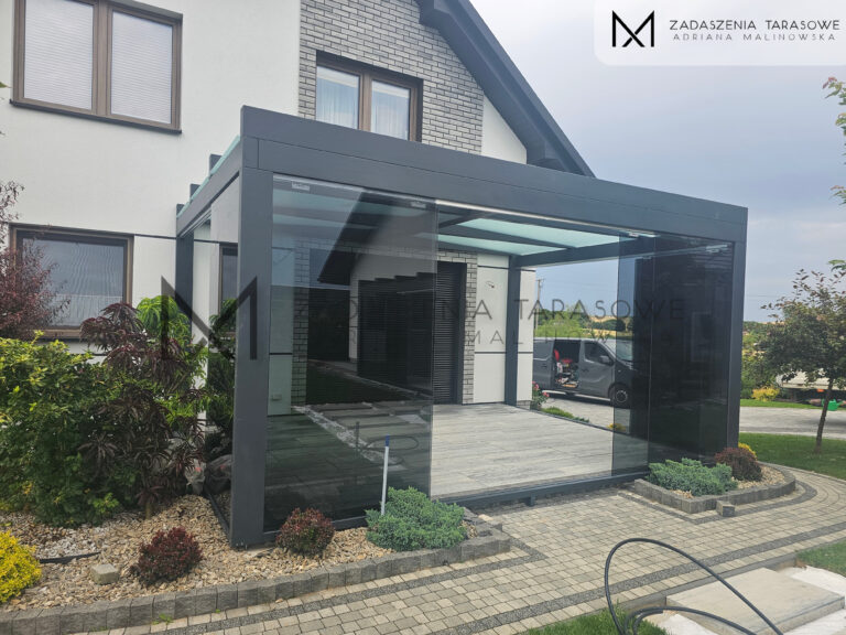 taras ze szkłem grafitowym małopolska