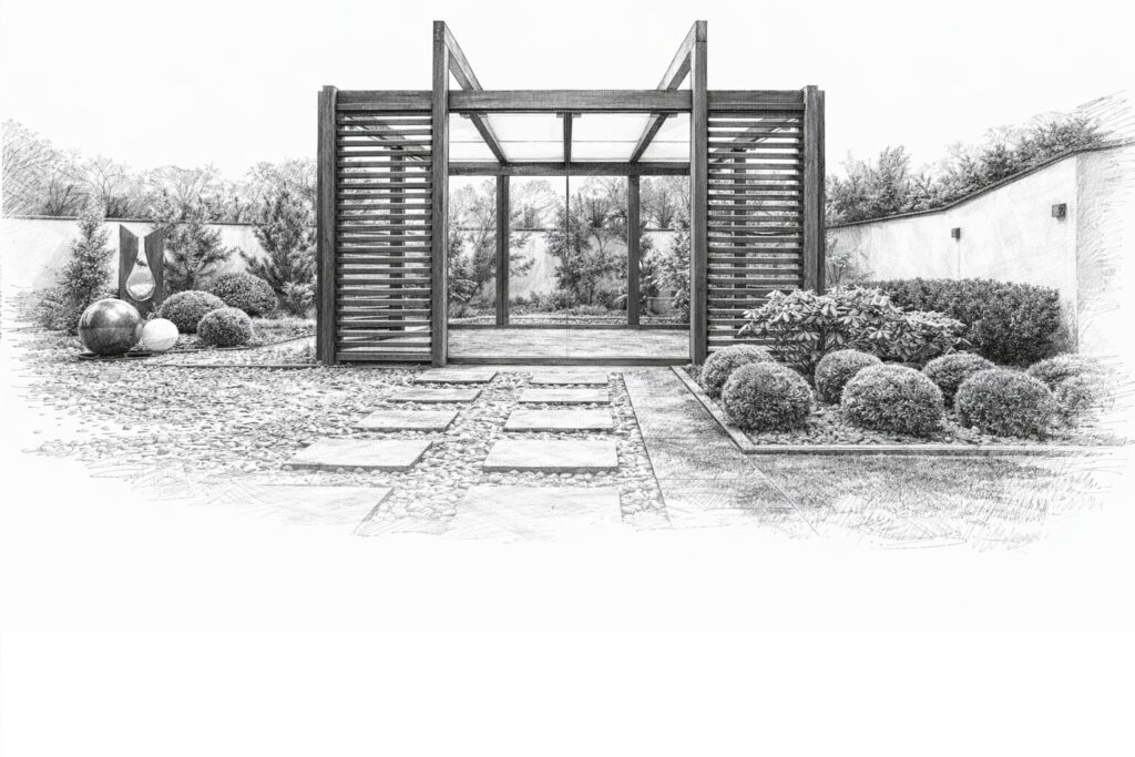 Altana nowoczesna szkic 2