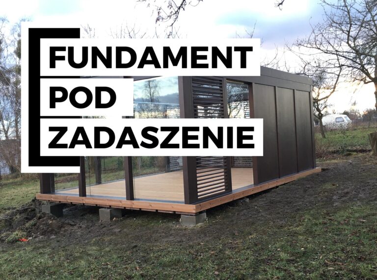 FUNDAMENT POD ZADASZENIE