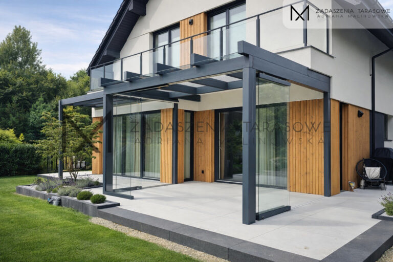 Zadaszenie tarasu ze szkłem Małopolska