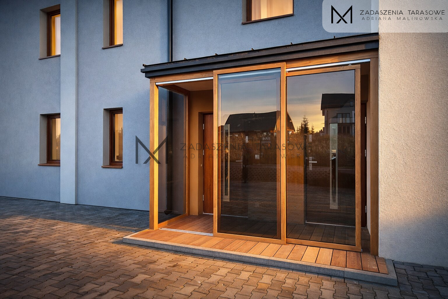 ganek ze szkła Małopolska